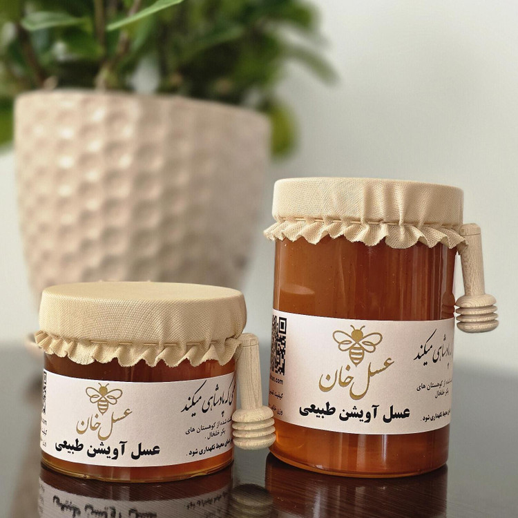 عسل طبیعی آویشن 500 گرمی + تست رایگان ۲۰ گرمی