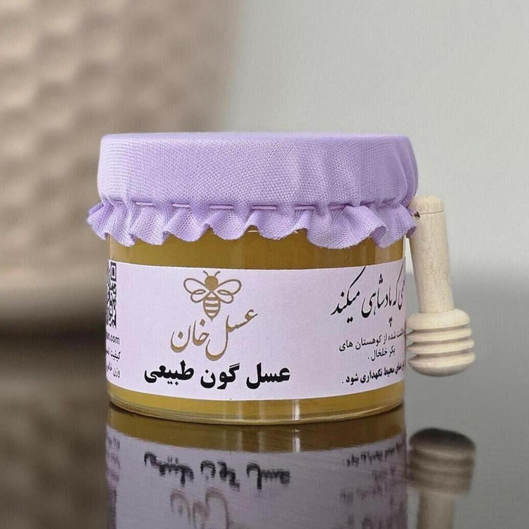 عسل طبیعی گون 500 گرمی + تست رایگان ۲۰ گرمی
