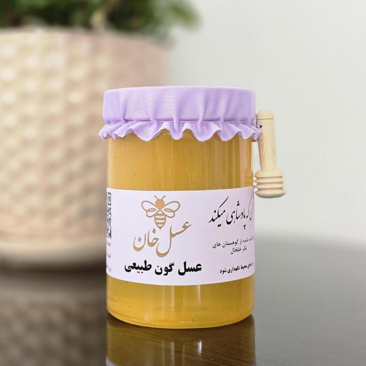 عسل طبیعی گون 1 کیلویی + تست رایگان ۲۰ گرمی